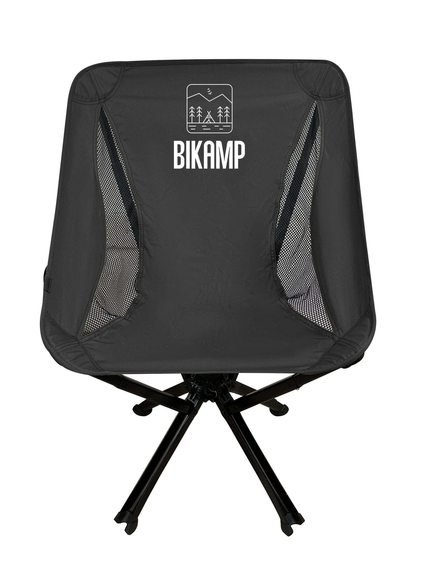 Bikamp Outdoor Leisure Heavy Duty Aluminum Portable Oxford Folding Ultralight Camping Moon Chair