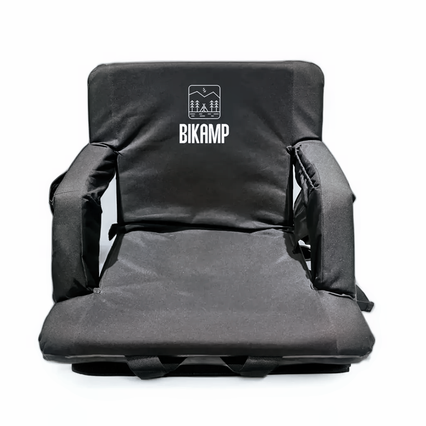 Bikamp Folding Stadium Seat – Deluxe Reclining Wide Adults Camping Back Support Chair for Bleachers